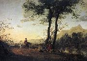 CUYP, Aelbert A Road near a River sdfg oil